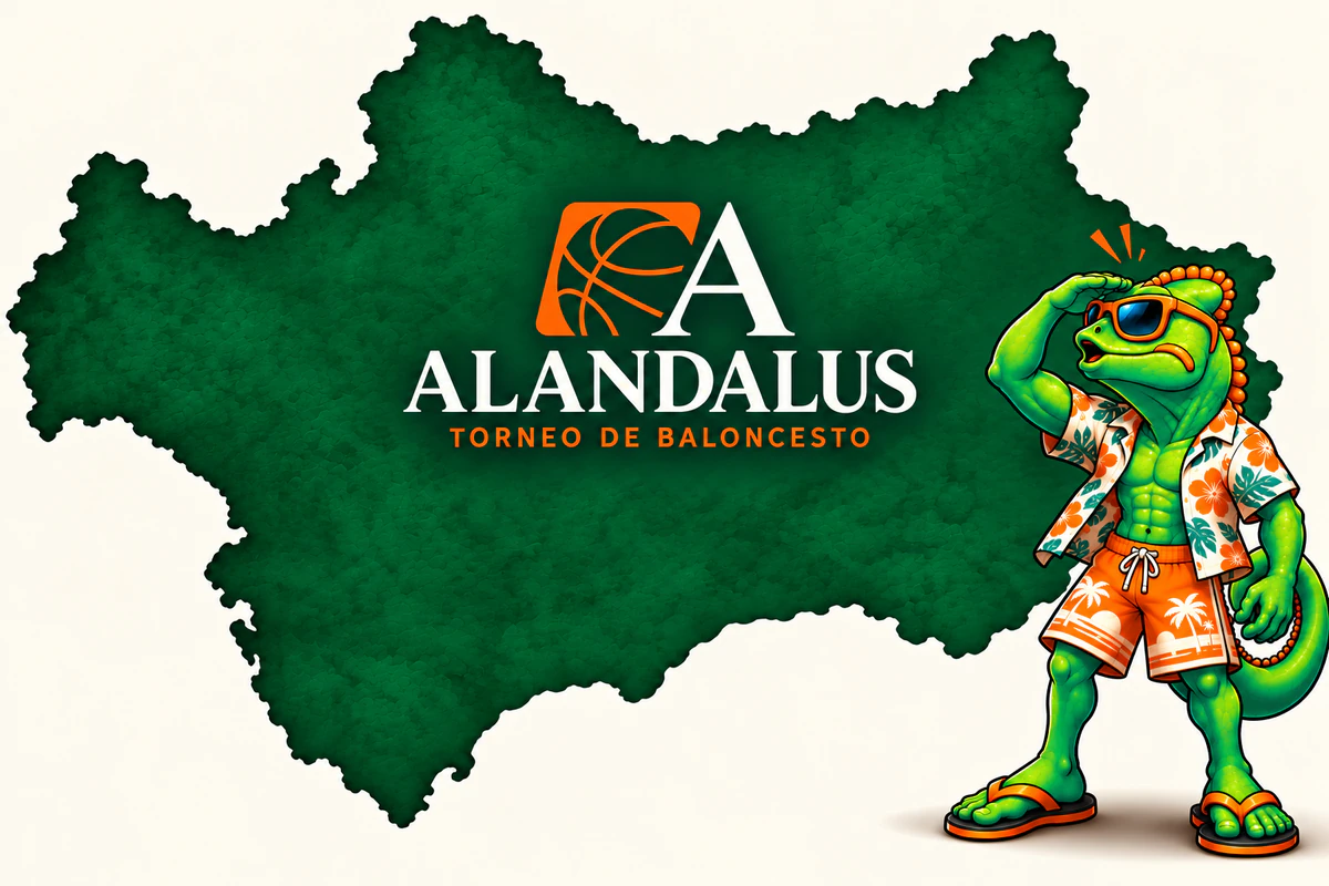 Mapa de Andalucía con las sedes del torneo: Mazagón (Huelva), Estepona y Marbella (Málaga) y El Toyo (Almería)